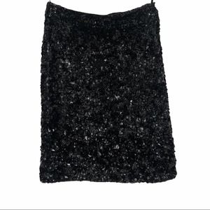 ALLSAINTS Restrain Hand Embellished Skirt Black 6